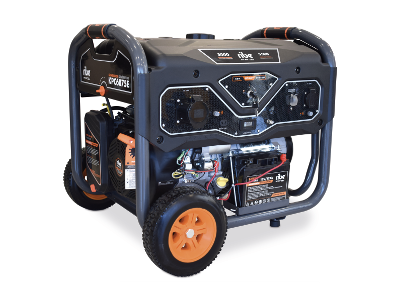 GERADOR A GASOLINA MONOFÁSICO 5.5 KVA KPC6875E | KPC - Image 2