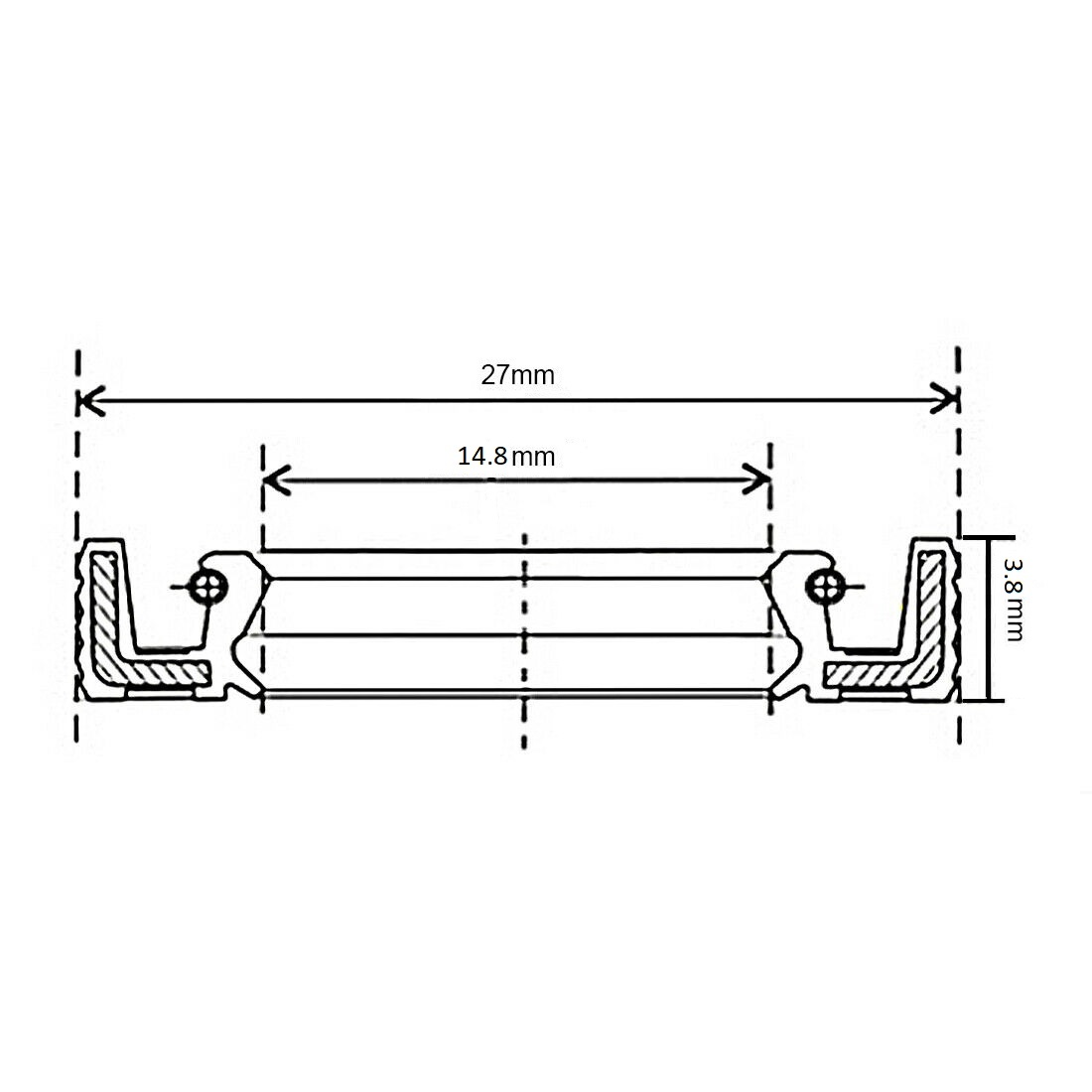 Retentor p/Motor – 14.8X27X3.8mm - Image 6