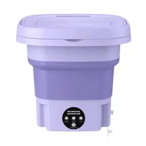 Máquina de Lavar Roupa Portátil Dobrável - ROXO