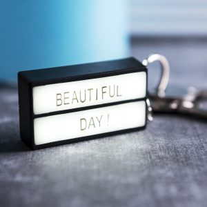 Porta-Chaves com Luz Personalizável